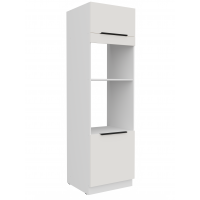 Słupek do zabudowy piekarnika i mikrofalówki 60 cm biała AURO 60 DPM-210 2F